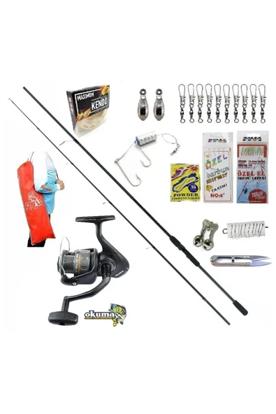 Revenger Rv-40 Remixon Double Black 270cm 20-40gr Kıyı Spin Olta Takımı Seti ürün görseli 1
