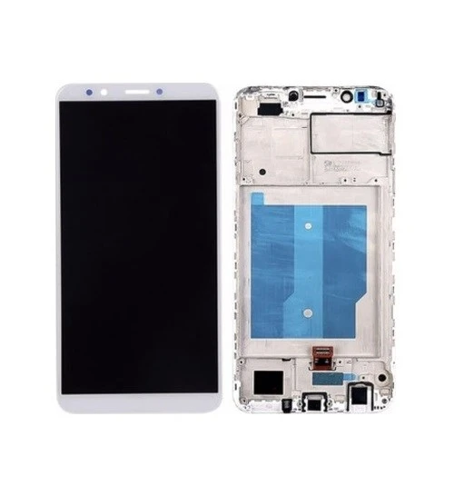Hwi Uyumlu Y7 2018 Lcd Ekran Beyaz Çıtalı ürün görseli 1