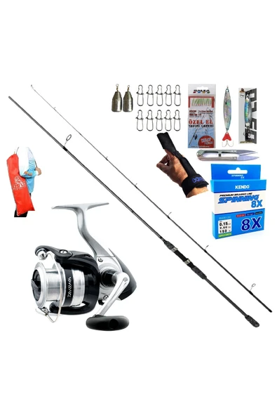 Okuma Wave Up 270cm 10-40gr Daiwa Strikeforce 2500 Spin Olta Takımı Seti ürün görseli 1