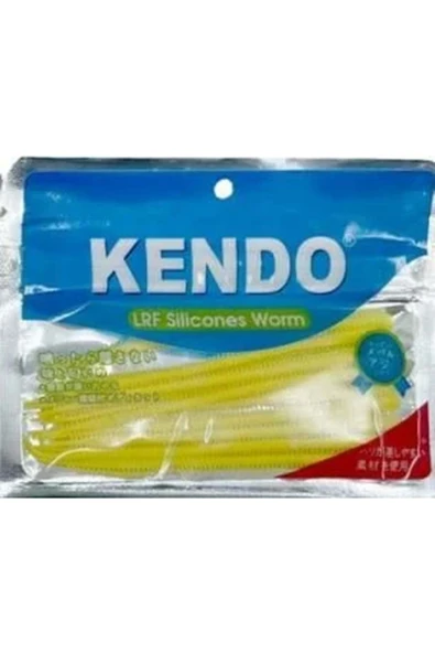Lrf Sılıcones Worm 100mm Kokulu Ince 2,0gr --- 15ad. Yellow 1pk. ürün görseli 1