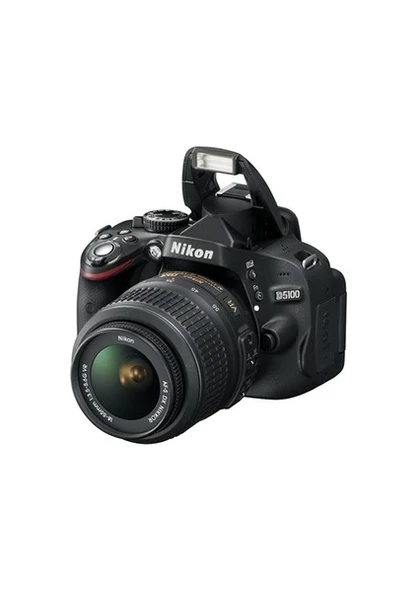 Nikon D5100 18-55 VR 16.2MP 3" LCD Dijital SLR Fotoğraf Makinesi ürün görseli 1