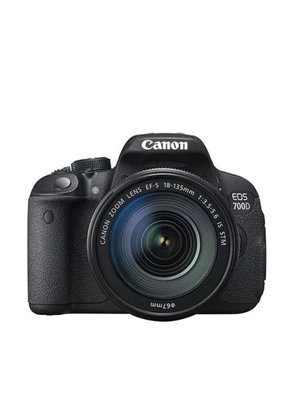 Canon 700D + 18-135mm Is Stm Lens Slr Fotoğraf Makinesi (İthalatçı Garantili) ürün görseli 1