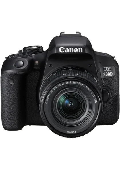 Canon EOS 800D + EF-S 18-55mm f/4-5.6 IS STM Fotoğraf Makinesi ürün görseli 1