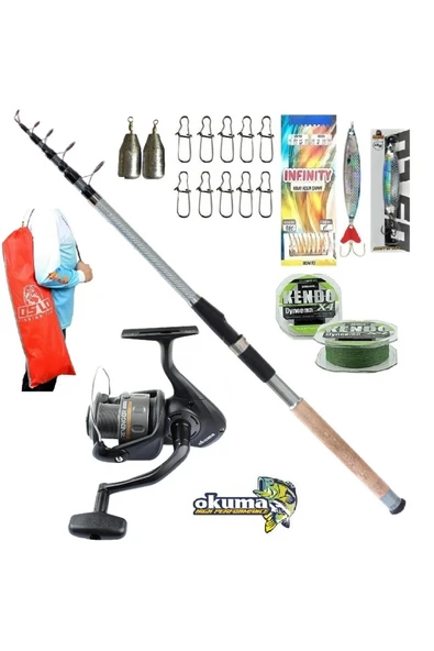 Revenger Rv-40 Remixon Carbo-x 240cm 60-120gr Tele Spin Olta Takımı Seti ürün görseli 1