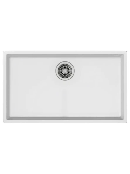 Teka SQUARE 72.40 Arctic White Tezgah Altı Granit Eviye ürün görseli 1