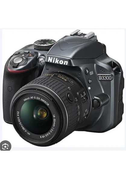 Nikon D3300 18-55mm Kit Lens D-SLR Fotoğraf Makinesi ürün görseli 1