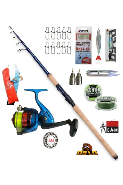 Steelhead Iconic 270cm 7-28gr Oslo 3000 Tele Spin Olta Takımı Seti ürün görseli 1