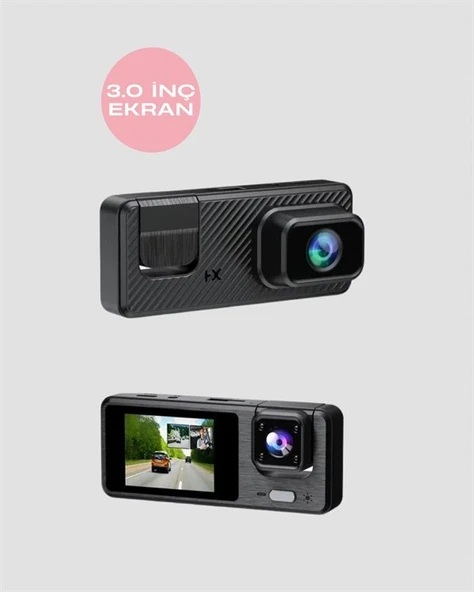 1080p 3 Kameralı Araç Dvr -Q301 - Resim 3