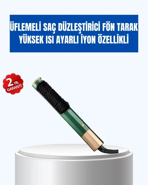 Ayarlanabilir Isı Kontrollü Saç Şekillendirme Seti – Tüm Saç Tipleri İçin Uygun ürün görseli 1