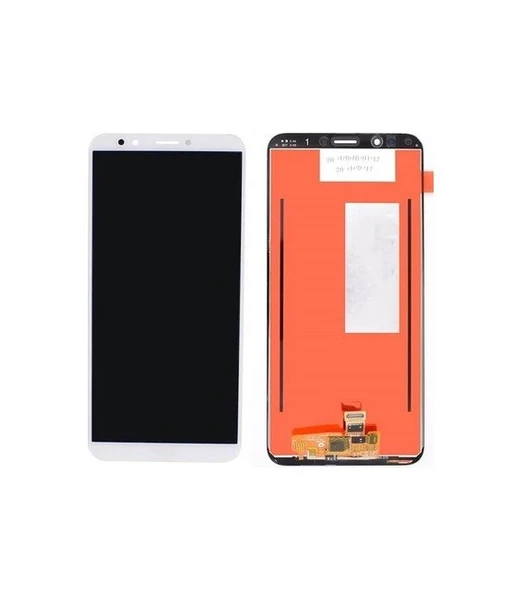 Hwi Uyumlu Y7 2018 Lcd Ekran Beyaz Çıtasız ürün görseli 1