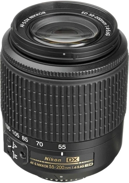 Nikon Af-S Dx 55-200MM F/4-5.6g Ed Zoom Lens ürün görseli 1