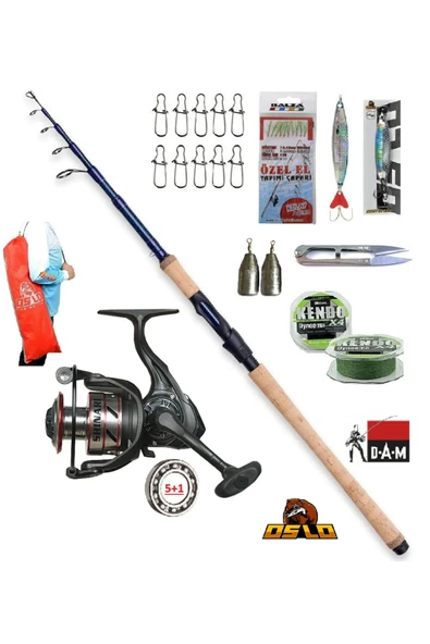 Steelhead Iconic 270cm 7-28gr Oslo 4000 Turna Tele Spin Olta Takımı Seti ürün görseli 1
