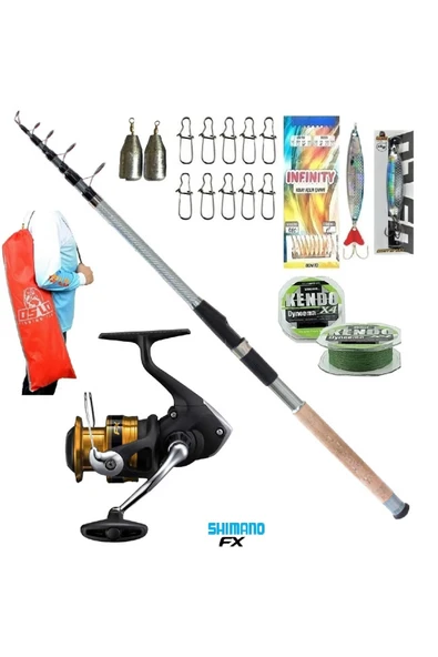 Fx4000 Remixon Carbo-x 270cm 60-120gr Tele Spin Olta Takımı Seti ürün görseli 1