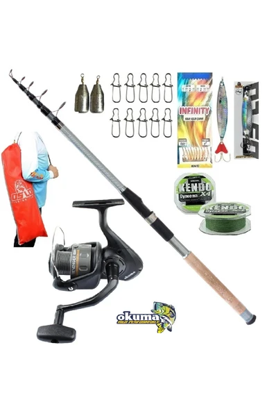 Revenger Rv-40 Remixon Carbo-x 270cm 60-120gr Tele Spin Olta Takımı Seti ürün görseli 1