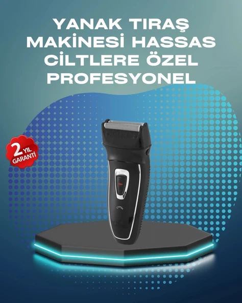 Kablosuz Kuru Tıraş Makinesi Folyo Başlıklı ürün görseli 1
