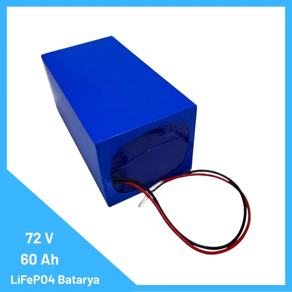 72V 60Ah Bluetooth’lu LiFePO4 Batarya – Lityum Yüksek Kapasite Serisi ürün görseli 1