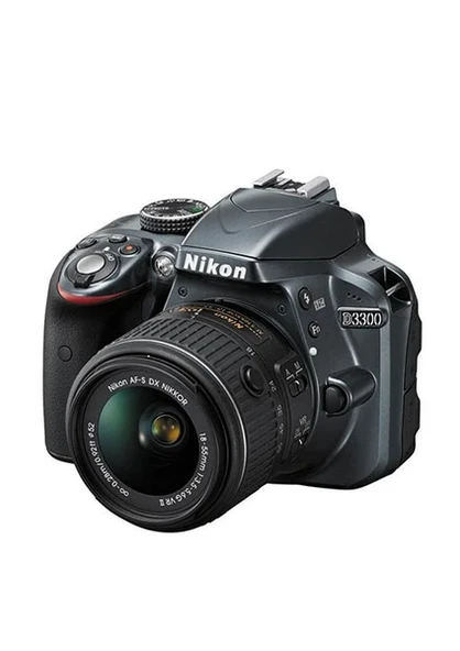 Nikon D3300 18-55mm Lens Fotoğraf Makinesi (İthalatçı Garantili) ürün görseli 1