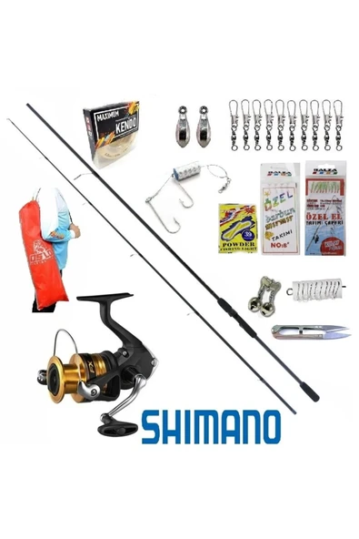Fx4000 Remixon Double Black 270cm 20-40gr Kıyı Spin Olta Takımı Seti ürün görseli 1