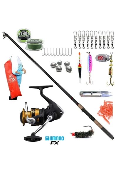 Fx2000 Remixon Sapphire180cm Tele Alabalık-Mercan Spin Olta Takımı Seti ürün görseli 1