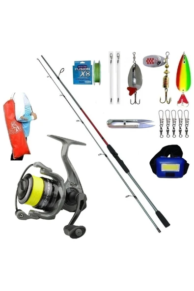 Quick Dynabraid 4 4000 FD Remixon Double Black 270cm 20-40gr Turna Spin Olta Takımı Seti ürün görseli 1