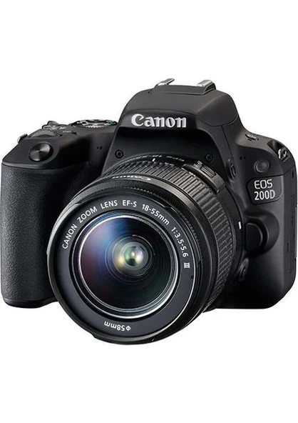 Canon Eos 200D 18-55Mm 24.2Mp 3.0" Dslr Fotoğraf Makinesi ürün görseli 1