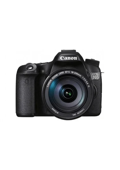 Canon Eos 70D 18-200mm IS Kit Lens D-SLR Fotoğraf Makinesi ürün görseli 1