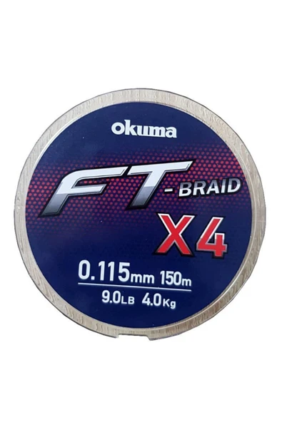 Ft-*4 Braided Line 0,20mm 150 Mt Grey Örgü İp ürün görseli 1
