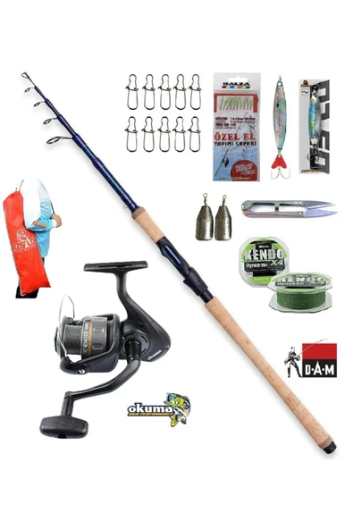 Steelhead Iconic 270cm 7-28gr Okuma Revenger Rv-40 Tele Spin Olta Takımı Seti ürün görseli 1