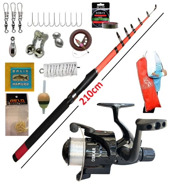 Dolphin 180cm 50-150gr 4000 Çocuk Olta Takımı Seti ürün görseli 1