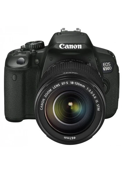 Canon EOS 650D 18-135mm IS STM Lens Dijital Slr Fotoğraf Makinesi ürün görseli 1