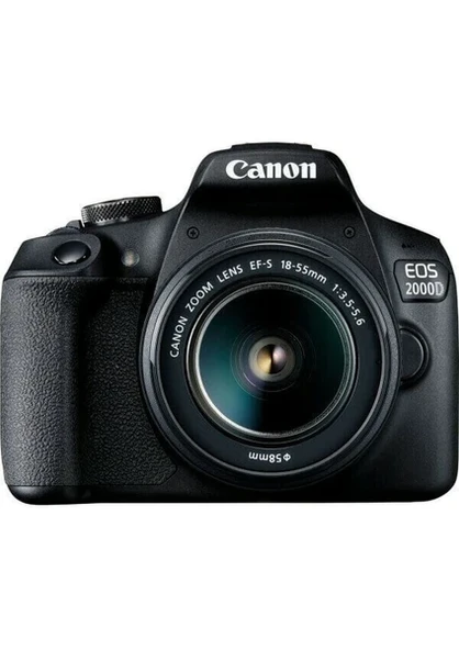Canon EOS 2000D 18-55mm Lens Dijital Slr Fotoğraf Makinesi ürün görseli 1
