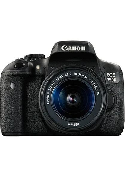 Canon 750D 18-55mm DC III DSLR Fotoğraf Makinesi ürün görseli 1