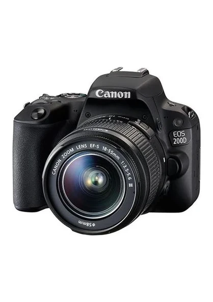 Canon 200D +18-55 mm Dslr Fotoğraf Makinesi ürün görseli 1