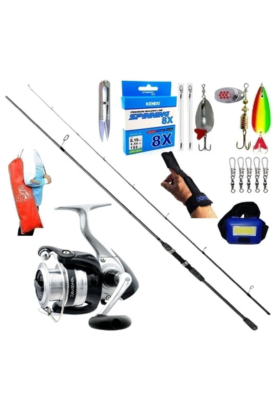 Okuma Wave Up 270cm 10-40gr Daiwa Strikeforce 4000 Turna Spin Olta Takımı Seti ürün görseli 1