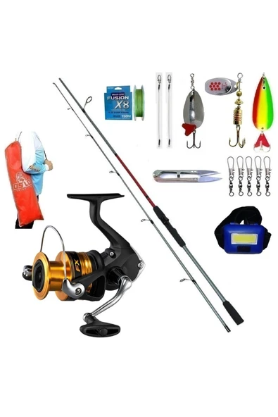 Fx3000 Remixon Double Black 270cm 20-40gr Turna Spin Olta Takımı Seti ürün görseli 1