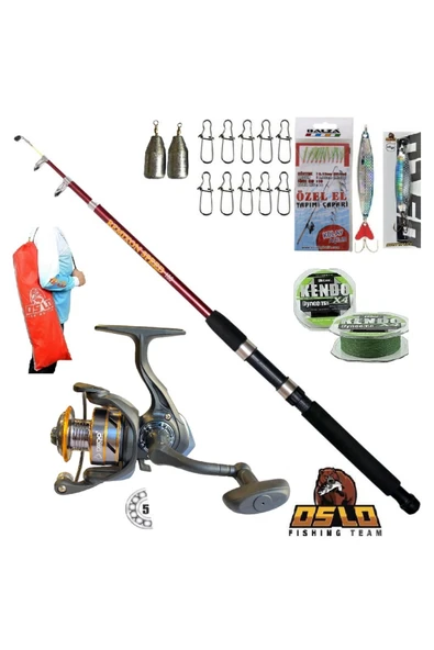 Dado 1000 Dolphin 210cm 50-150gr Lrf & Spin Olta Takımı Seti ürün görseli 1