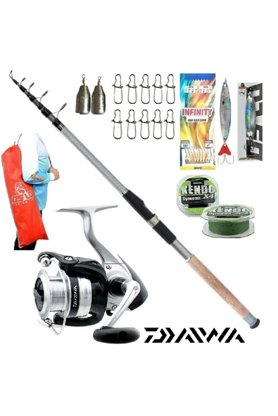 Strikeforce 2500 B Remixon Carbo-x 240cm 60-120gr Tele Spin Olta Takımı Seti ürün görseli 1