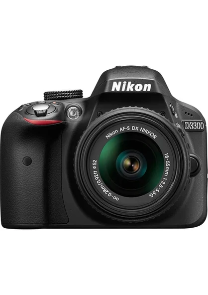 Nikon D3300 Af-P 18-55 Lensli Fotoğraf Makinesi ürün görseli 1
