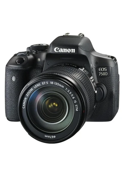 Canon Eos 750D 18-135Mm Is Stm Dslr Fotoğraf Makinesi (İthalatçı Garantili) ürün görseli 1