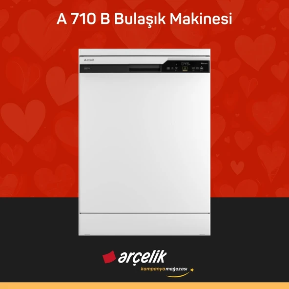 ARÇELİK A 710 B Prestige Serisi Solo Bulaşık Makinesi ürün görseli 1