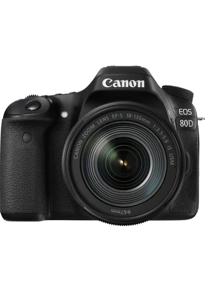 Canon EOS 80D + EF-S 18-135mm f/3.5-5.6 IS Nano USM Fotoğraf Makinesi ürün görseli 1