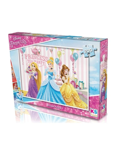 KS Puzzle Princess Tea Party Puzzle  200 Parça ürün görseli 1
