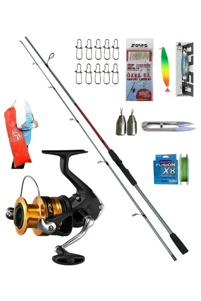 Fx3000  Remixon Double Black 270cm 20-40gr Spin Olta Takımı Seti ürün görseli 1