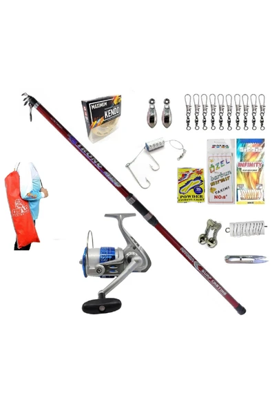 Sea Power 5000 Remixon Strong 420cm 100-250gr Kıyı Olta Takımı Seti ürün görseli 1