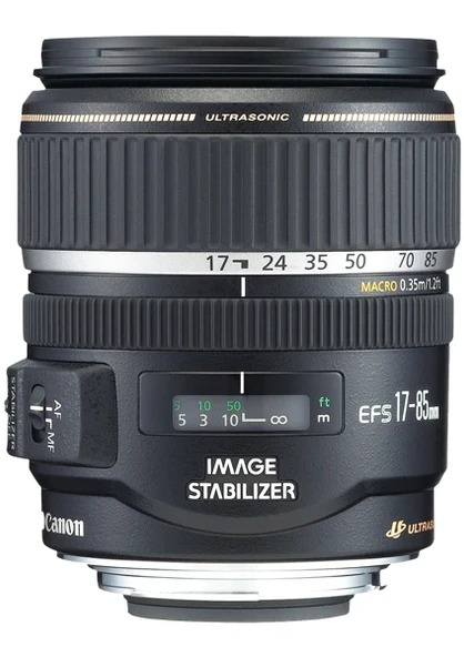Canon Ef-S 17-85MM F/4-5.6 Is Usm Lens Siyah ürün görseli 1