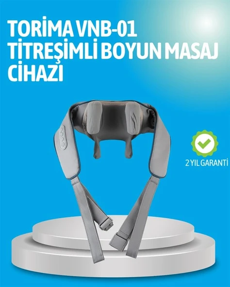 Vnb-01 Titreşimli Boyun Masaj Aleti Gri Renk ürün görseli 1