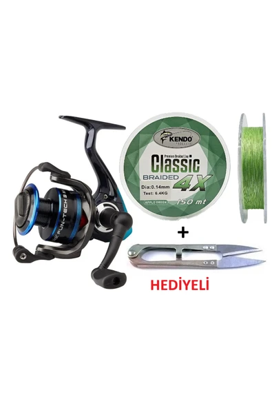 Dam Quick Fun-Tech 3 MK1 4000 FD 2+1BB İp Misina Sarılı Olta Makinesi ürün görseli 1