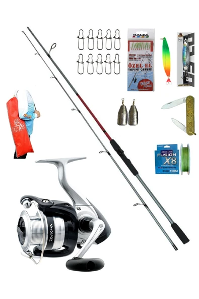 Remixon Double Black 270cm 20-40gr Daiwa Strikeforce 4000 B Spin Olta Takımı Seti ürün görseli 1