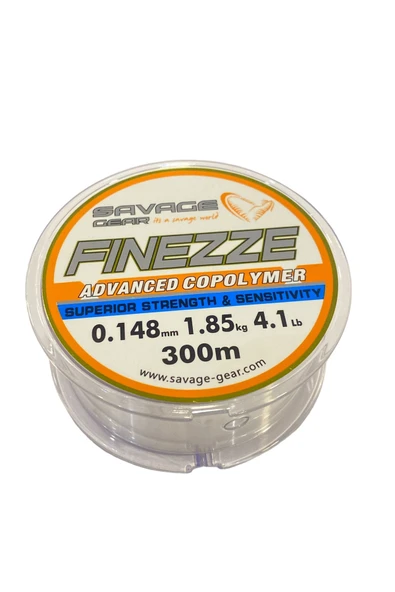 Savage gear Finezze Mono 300 mt Clear Misina 0,181mm ürün görseli 1