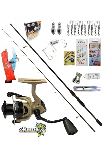 Outrax 3000 210cm 20-40gr Remixon Double Black Kıyı Spin Olta Takımı Seti ürün görseli 1